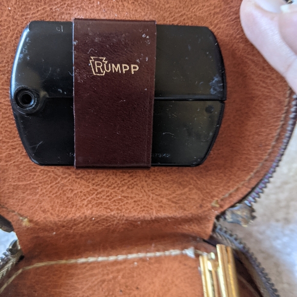 Rumpp vintage leather men's grooming set - Picture 4 of 7